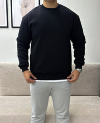Round relaxed fit sweatshirt