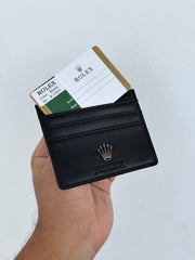 Rolex black card holder