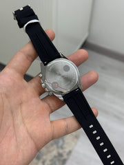 Naviforce daytona black rubber