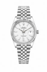 Rolex date just automatic full silver 40mm