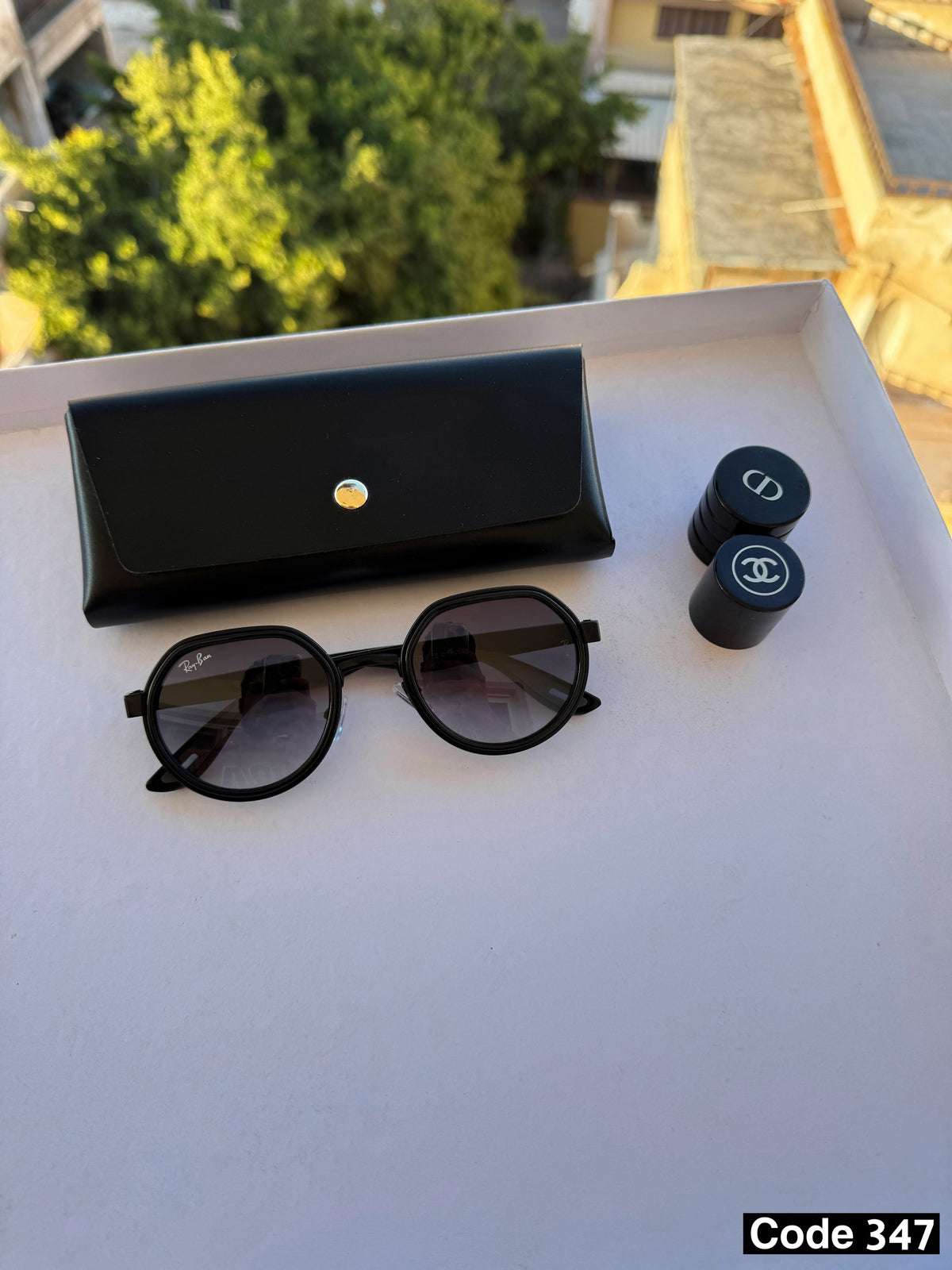 Rayban large round sunglasses