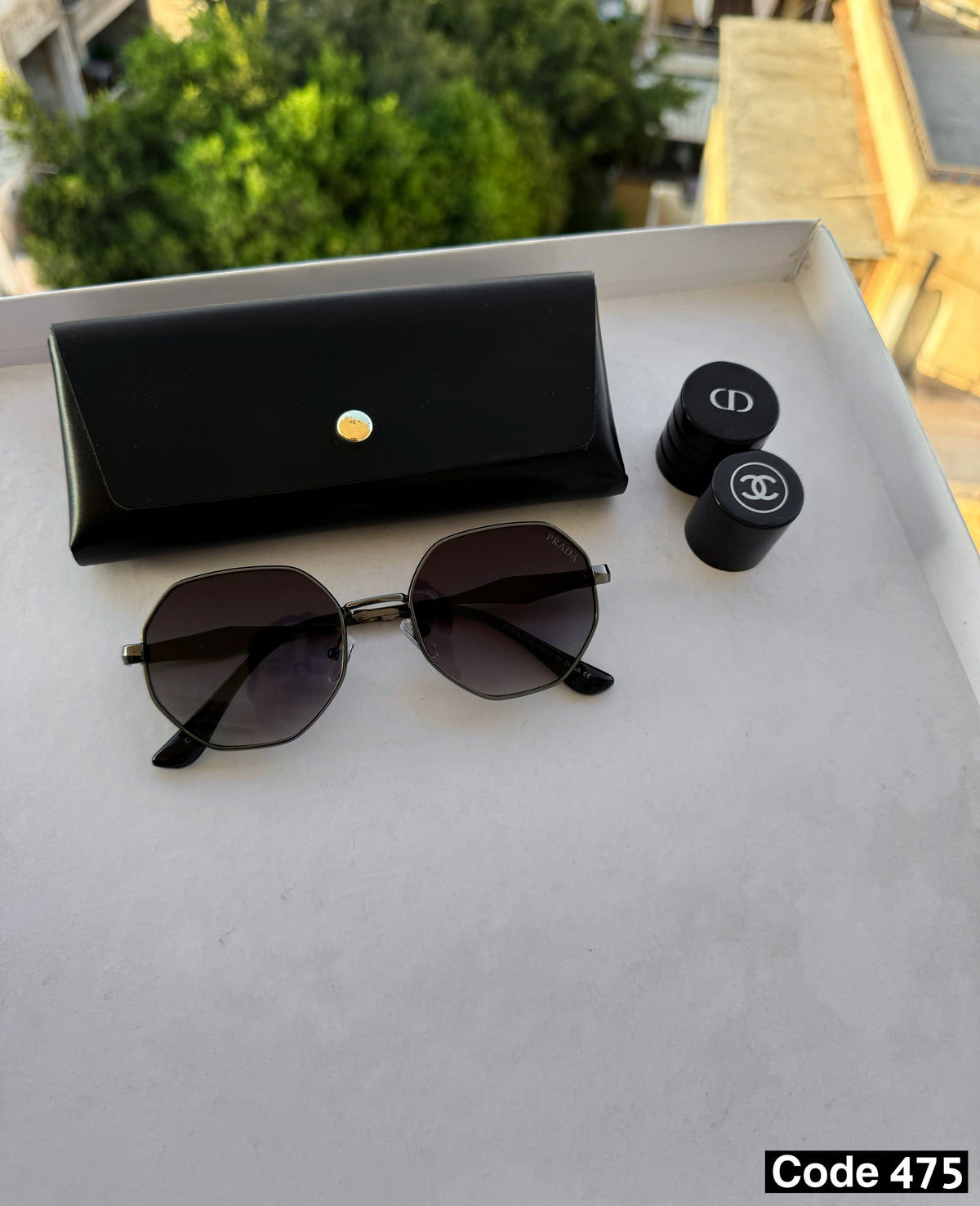 Prada round sunglasses