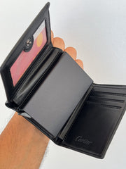 Cartier black wallet