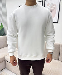Round relaxed fit sweatshirt