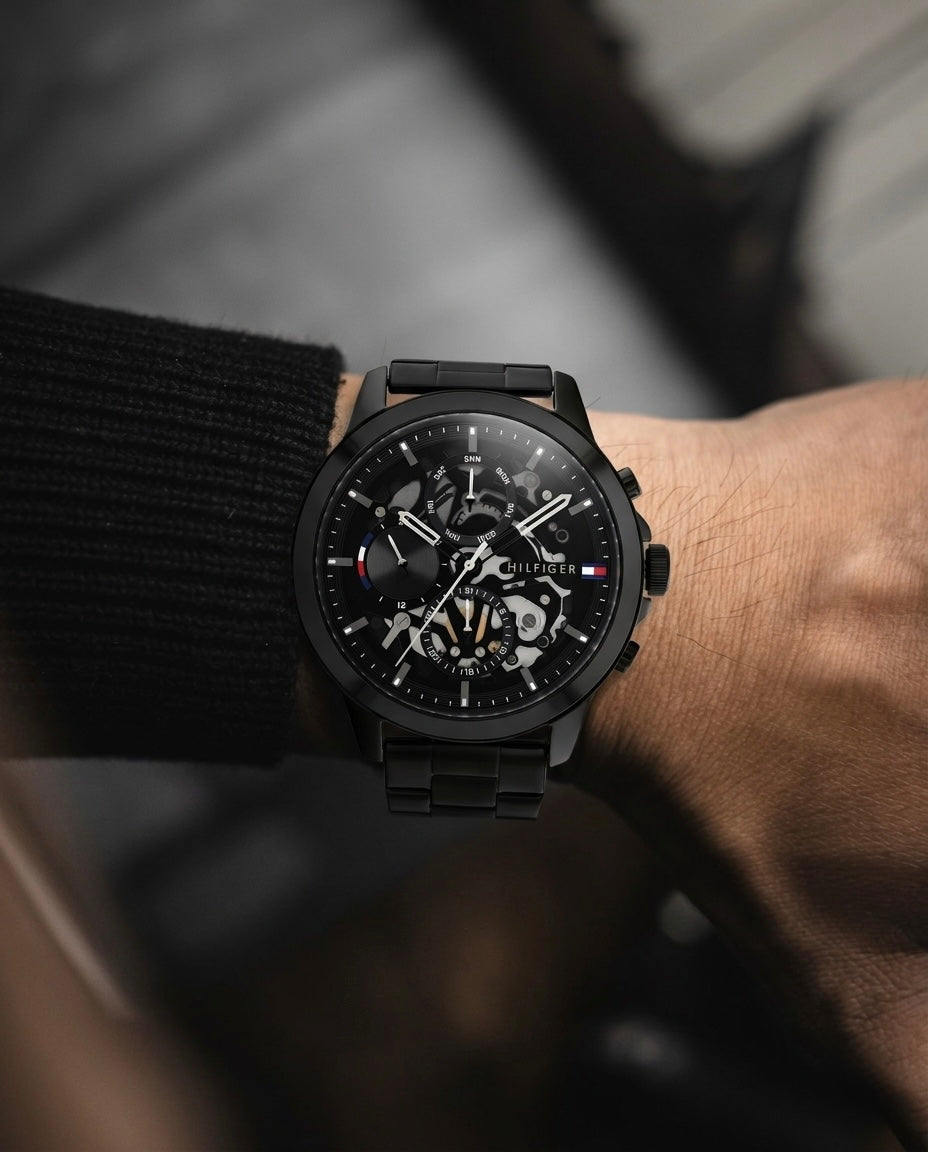 Tommy skeleton full black