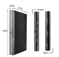 Stainless steel 2*1 (card holder & wallet)