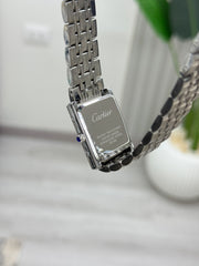 Cartier tank silver