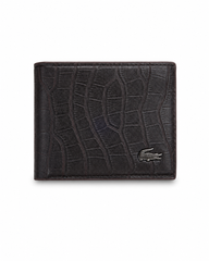 Lacoste brown crocodile wallet