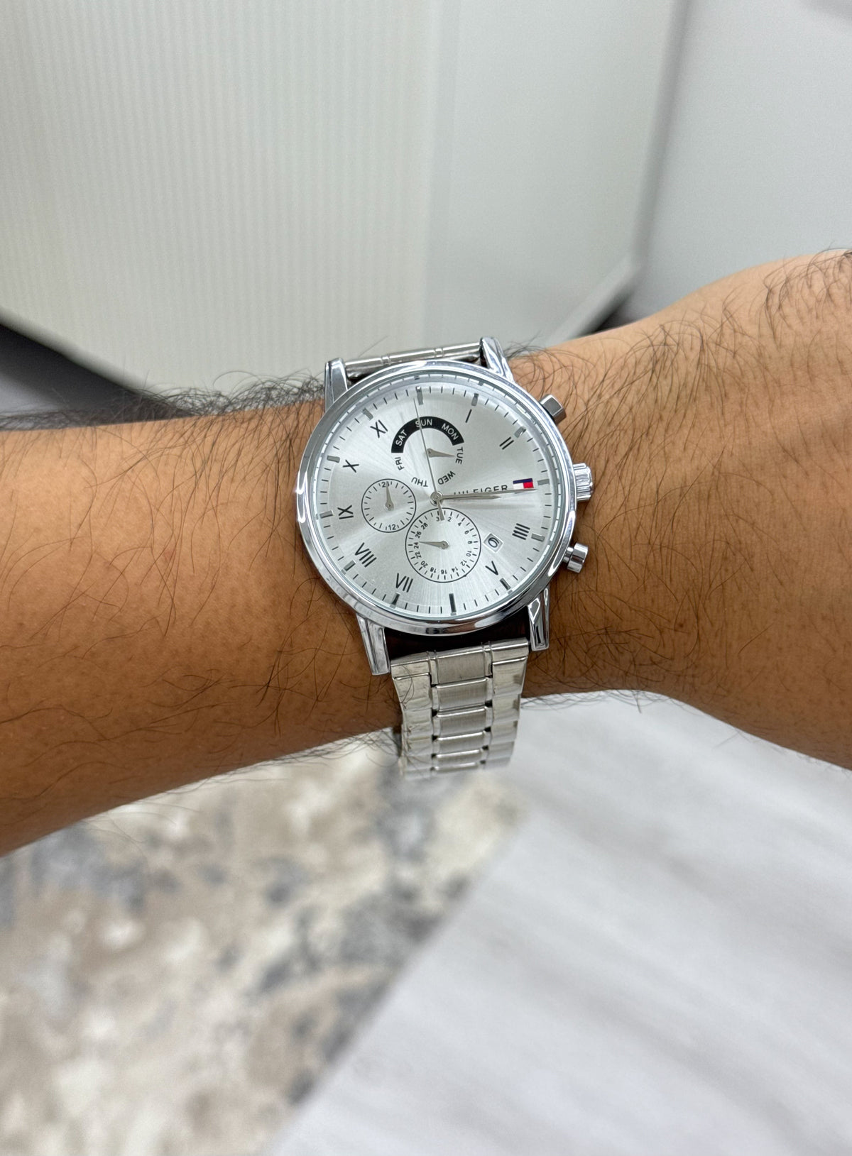 Tommy metal chronograph