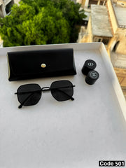 Medium rectangular sunglasses