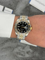 Rolex gmt automatic gold black 40mm