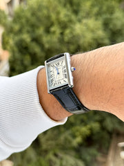 Cartier tank leather