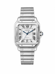 Cartier santos automatic full silver 42mm steel