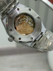 Ap skeleton automatic silver white 41mm steel