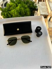 Medium olive rectangular code 507