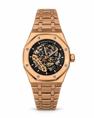 Ap skeleton automatic rosegold 41mm steel