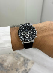 Naviforce daytona black rubber