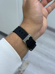 Naviforce daytona black rubber