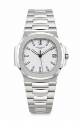 Patek nautilus automatic silver white 40mm