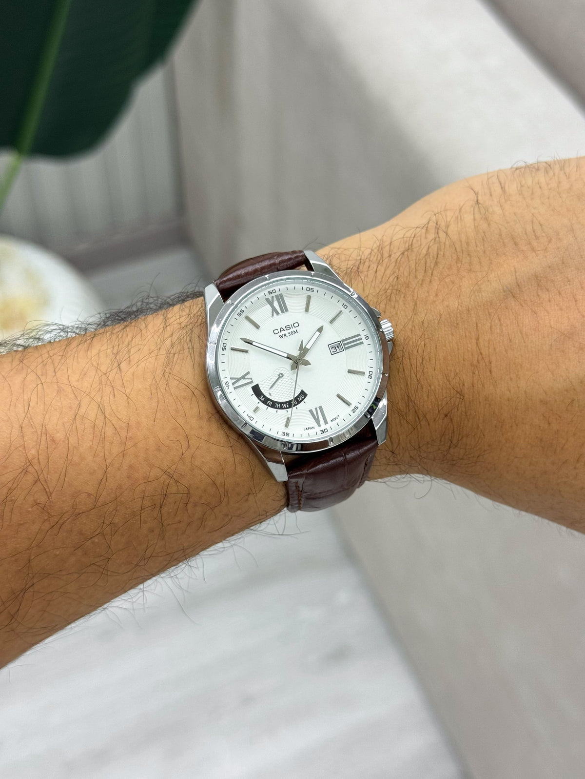 Casio genuine leather week