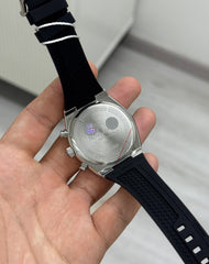 Naviforce black rubber