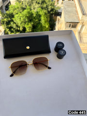 Cartier medium rectangular sunglasses