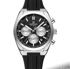 Naviforce swatch black rubber