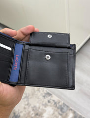Lacoste black wallet genuine leather