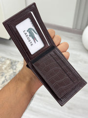 Lacoste brown wallet