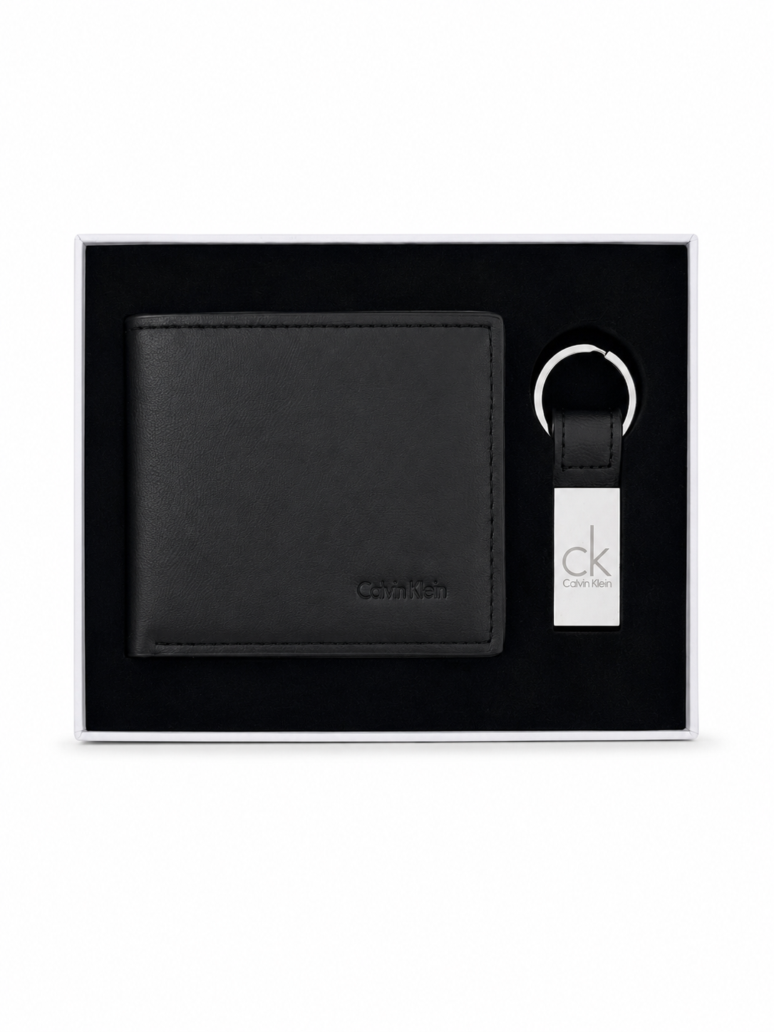 Ck black (wallet & keychain)