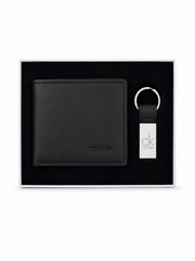 Ck black (wallet & keychain)