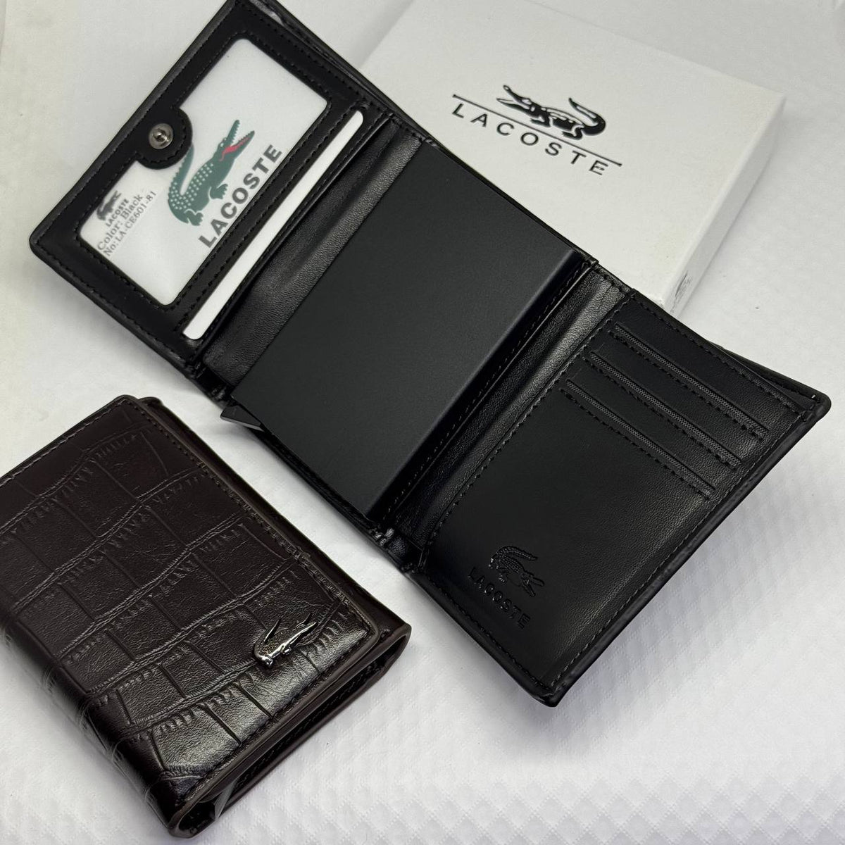 Lacoste brown wallet