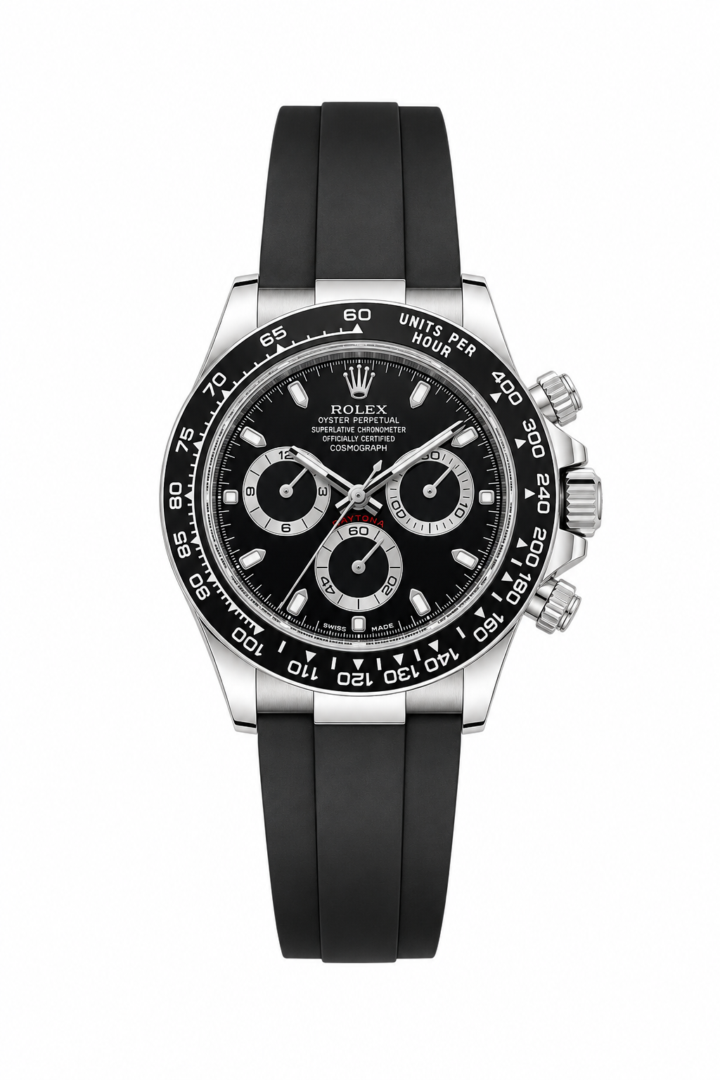 Rolex daytona automatic black rubber 40mm