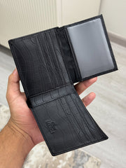 Lacoste black crocodile wallet