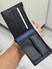 Lacoste black wallet genuine leather