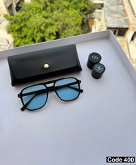 Aviator square sunglasses