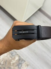 Tommy brown belt genuine leather