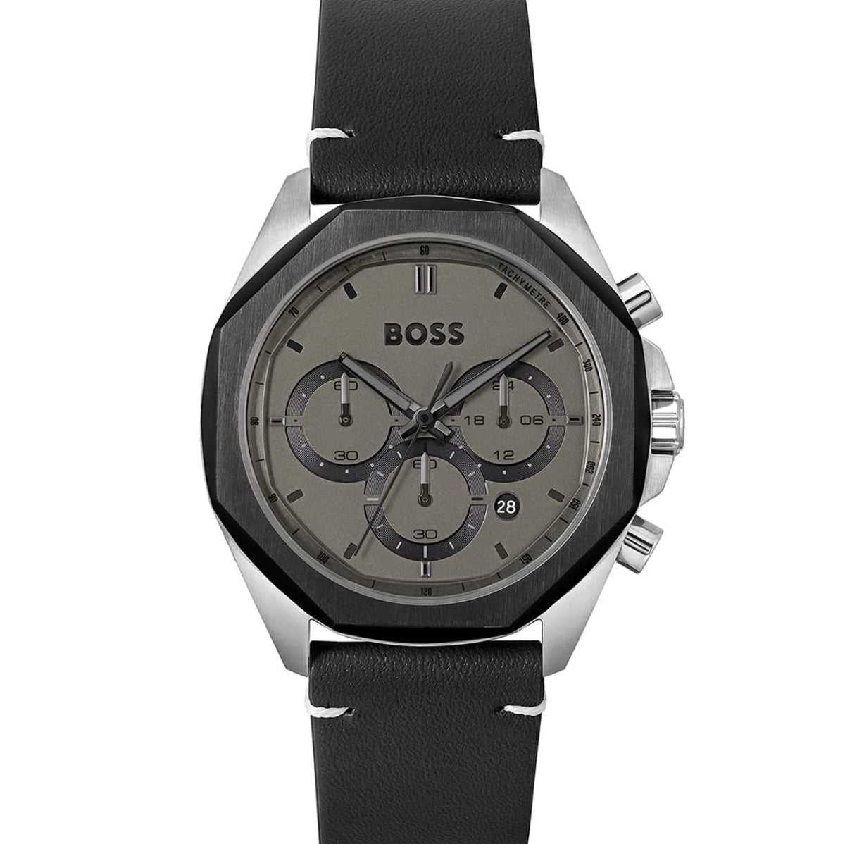 Boss hexagonal leather