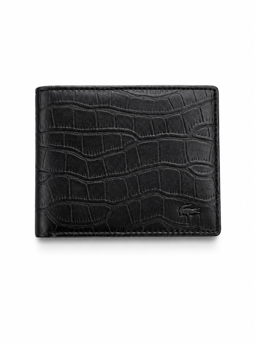 Lacoste black crocodile wallet