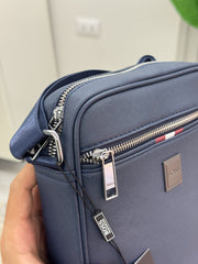 Boss navy cross bag