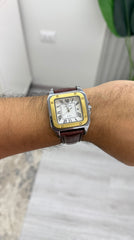 Cartier santos leather