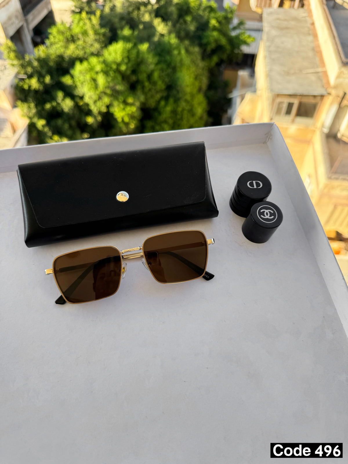 Small rectangular sunglasses
