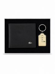 Lacoste black 2*1 (wallet and keychain)