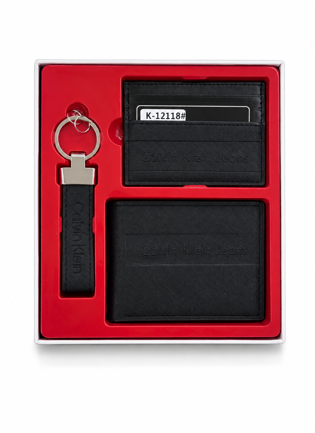 Ck gift box (wallet-keychain-card holder)