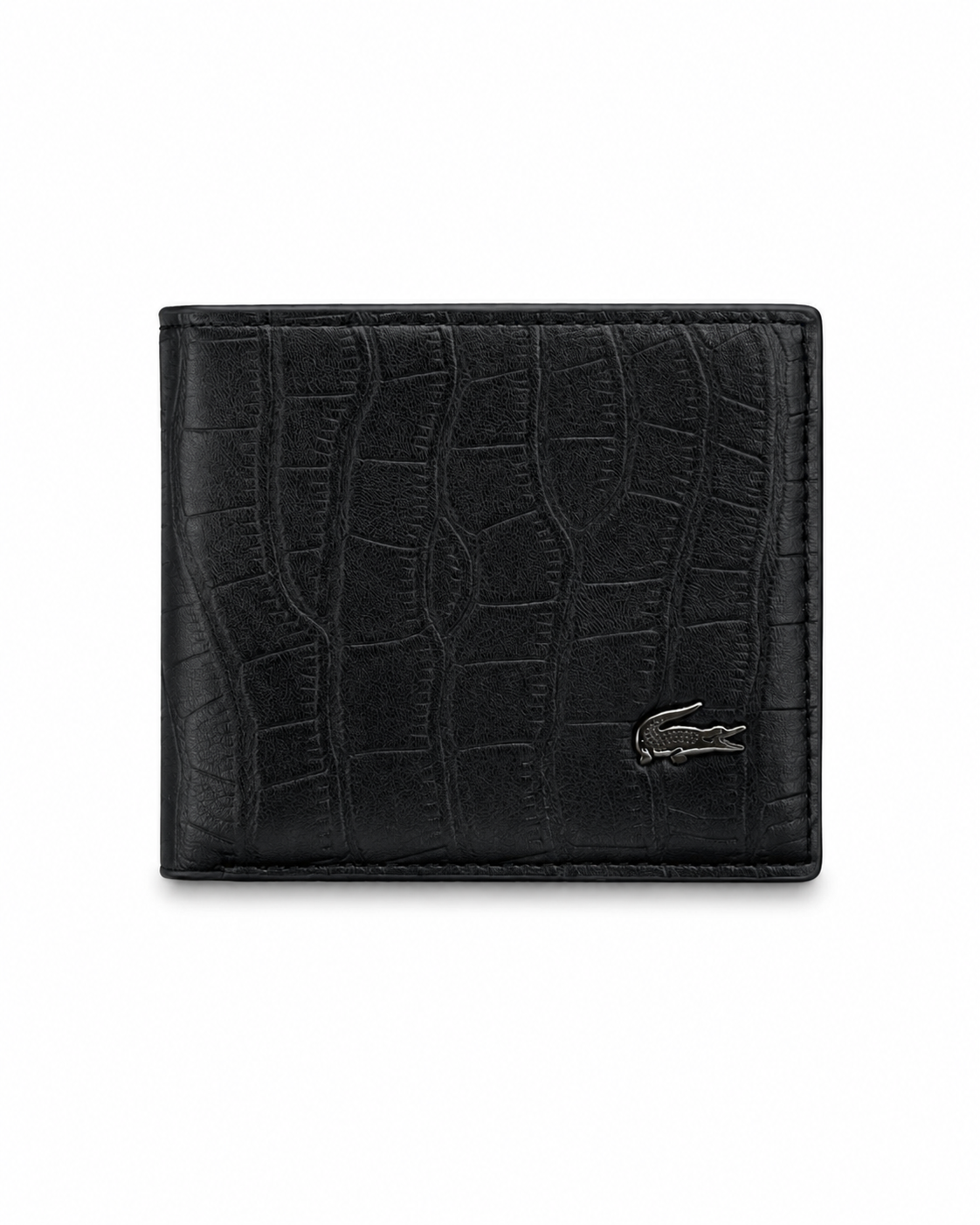 Lacoste black crocodile wallet
