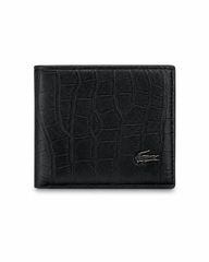 Lacoste black crocodile wallet
