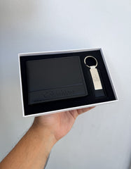 Ck black (wallet & keychain)