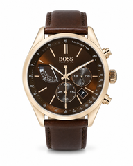 Boss luxury brown rosegold