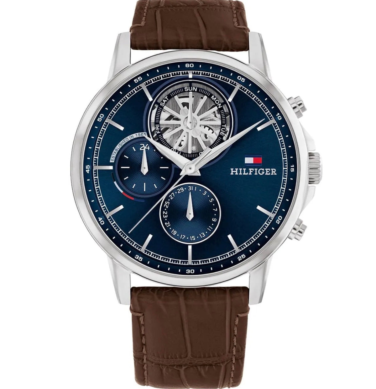Tommy skeleton brown navy