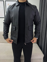 Half collar pullover